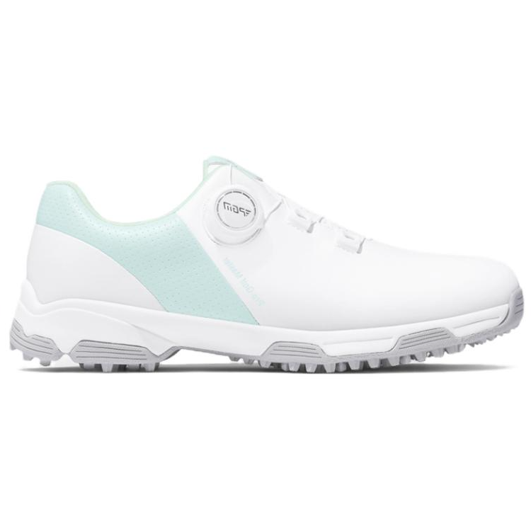PGM Microfiber Leather Non Slip And Waterproof Low top Golf Shoes Women’s White Light Blue