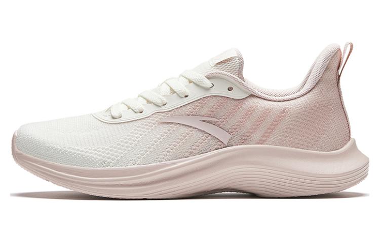 Anta Slip Resistant Abrasion Resistant Low top Running Shoes Women’s White Pink