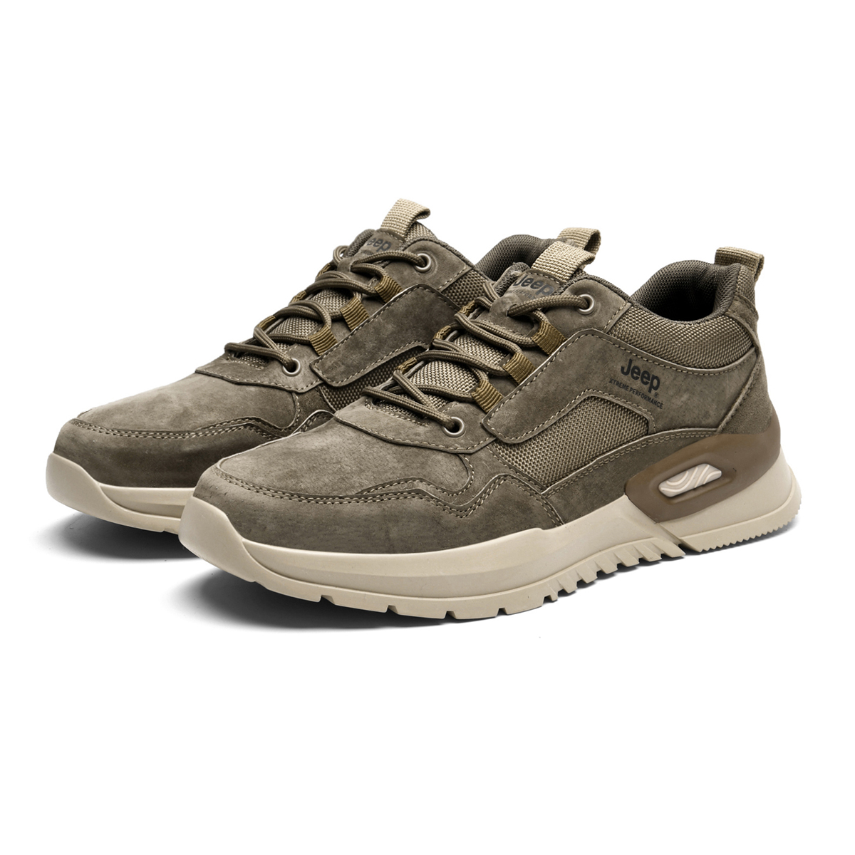 Jeep Fabric Breathable Low top Outdoor Shoes Men’s Brown