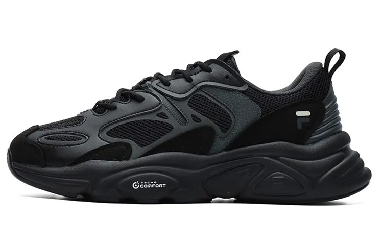 FILA Mars 2 Low top Chunky Sneakers Men's Black Gray