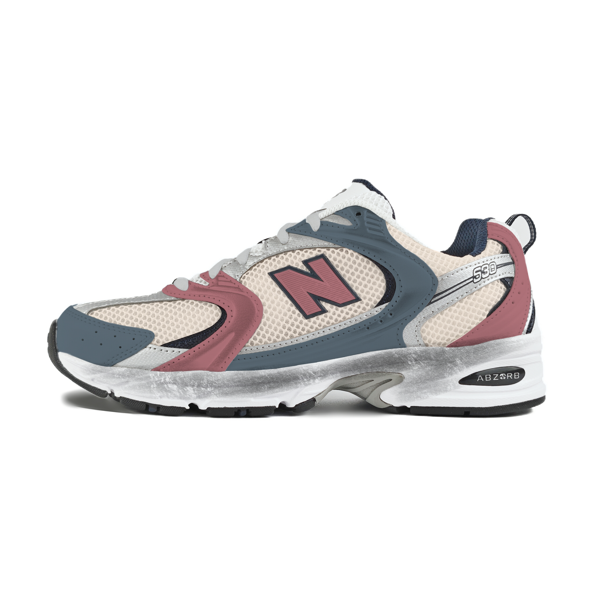 New Balance NB 530 Low top Running Shoes Unisex Red Beige