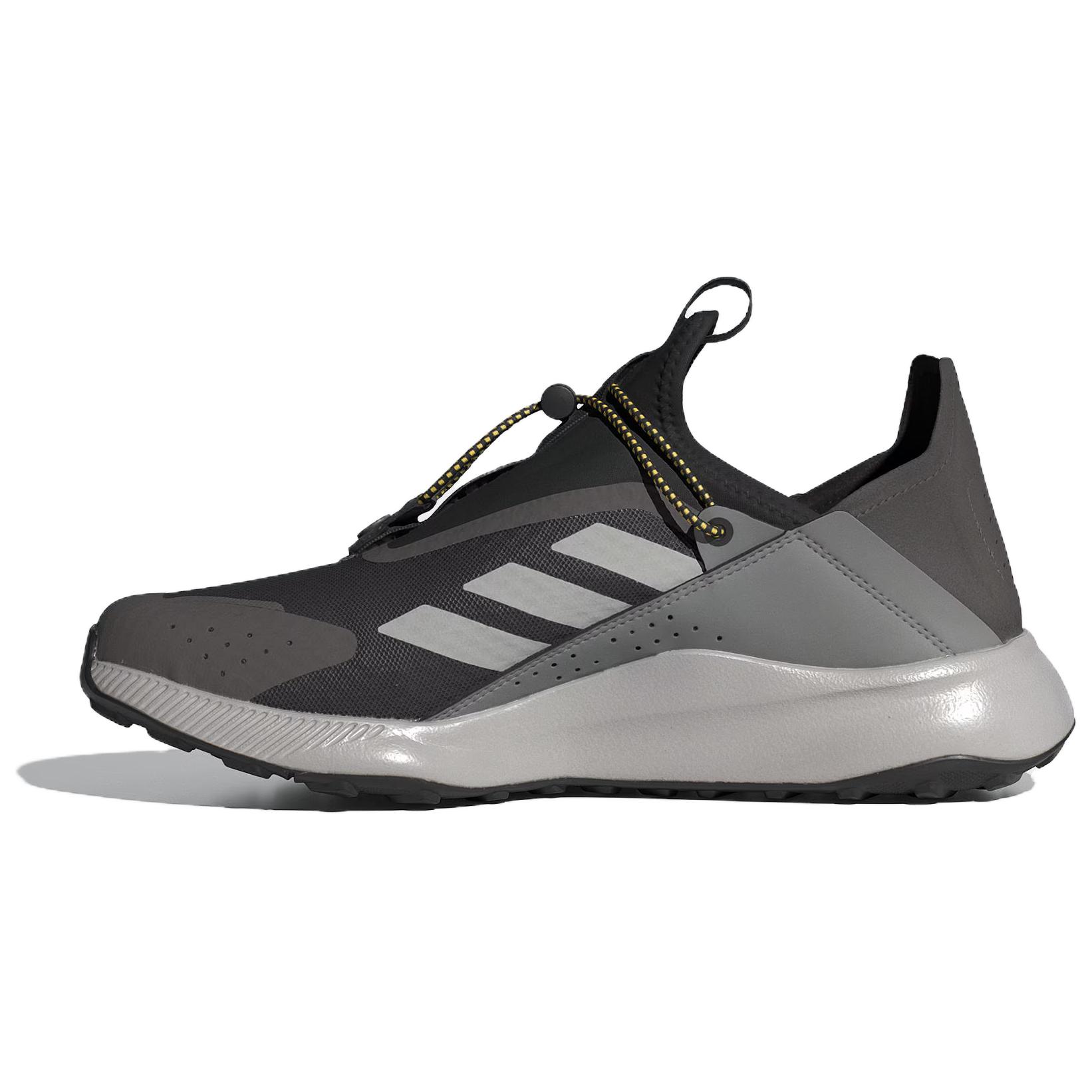 Adidas VOYAGER 21 Slip on Heat.Rdy Travel Abrasion Resistant Breathable Low top Outdoor Shoes Men’s Brown Gray