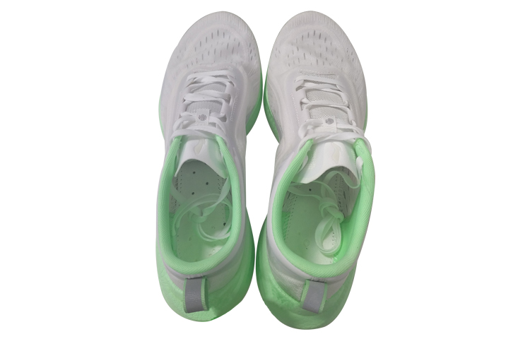 Li Ning Super Light 19 Night Closed Shanghai Cushioning Low top Running Shoes Unisex White Green