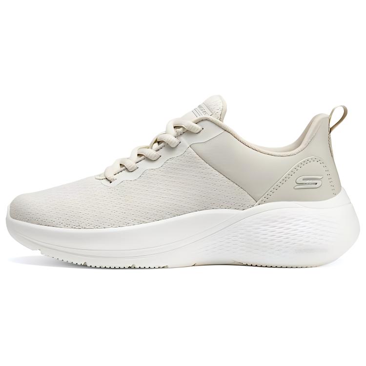 Skechers Cushioning Abrasion Resistant Breathable Low top Running Shoes Women’s Beige