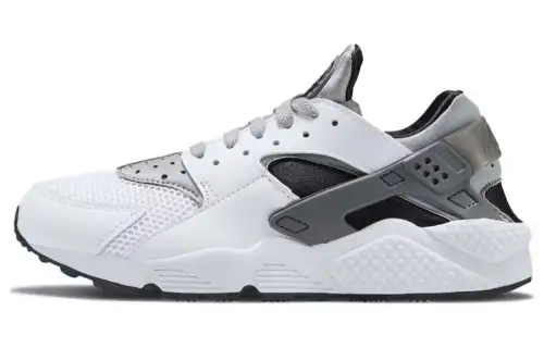 Nike Air Huarache Run White Wolf Grey Black