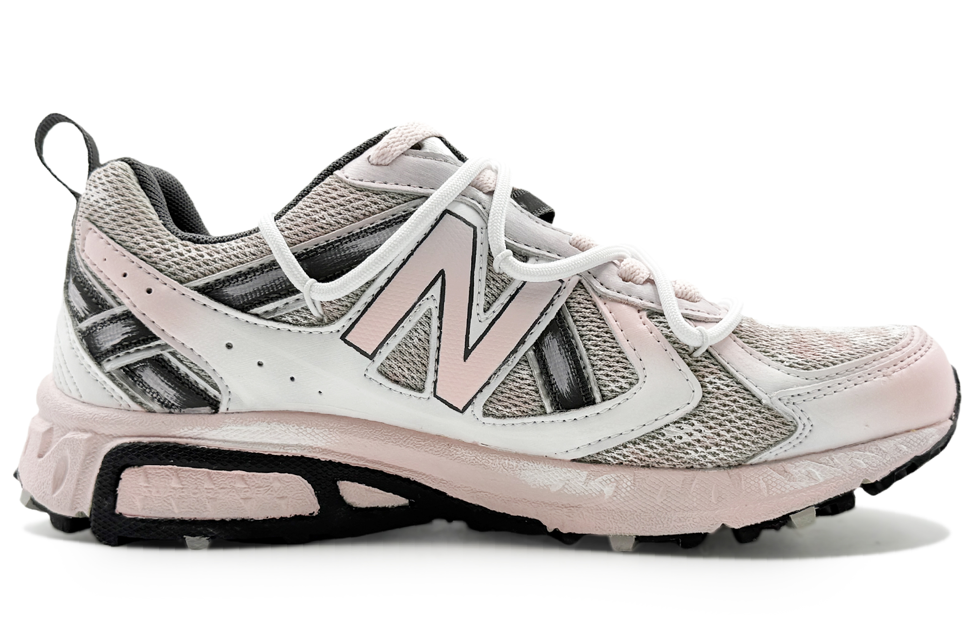 New Balance NB 410 V5 Abrasion Resistant Low top Running Shoes Unisex Gray Pink