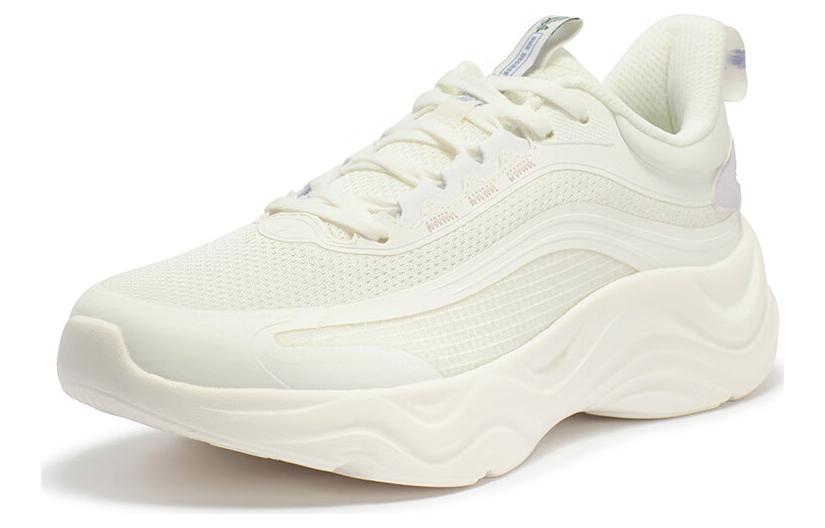 361° Linglong Collection Cushioning, Wear Resistant Low top Bang Rebound Technology Running Shoes Women’s White Purple