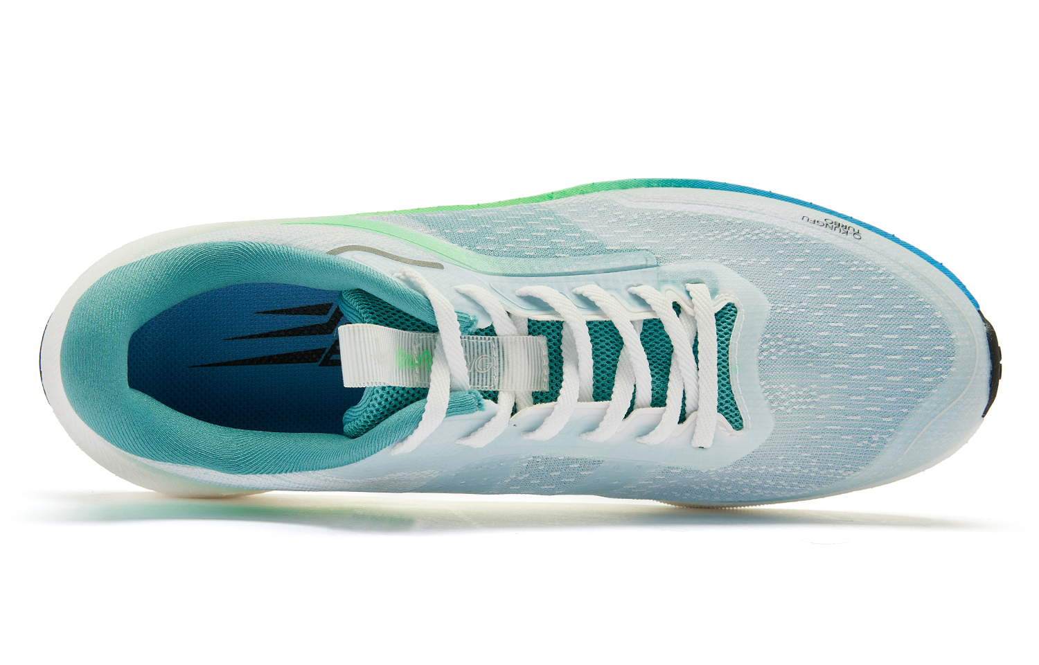QIAODAN Flying Shadow 4 LITE Slip Resistant Abrasion Resistant Low top Running Shoes Men’s Jordan White Aurora Green