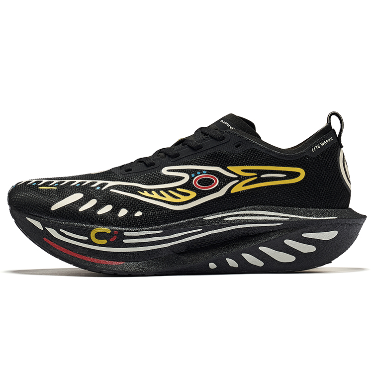 Erke Blue World 3.0 Running Shoes Men’s Low Top Jet Black