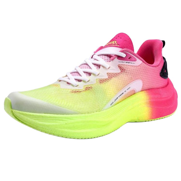 Jeep Running Shoes Men’s Low Top Neon Green