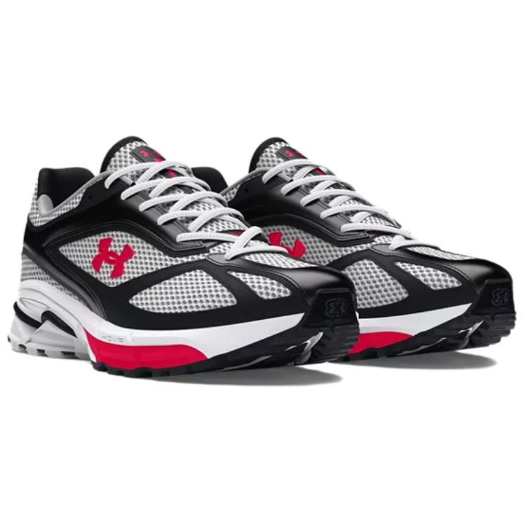 Under Armour Apparition Low top Casual Running Shoes Unisex Black Gray Red