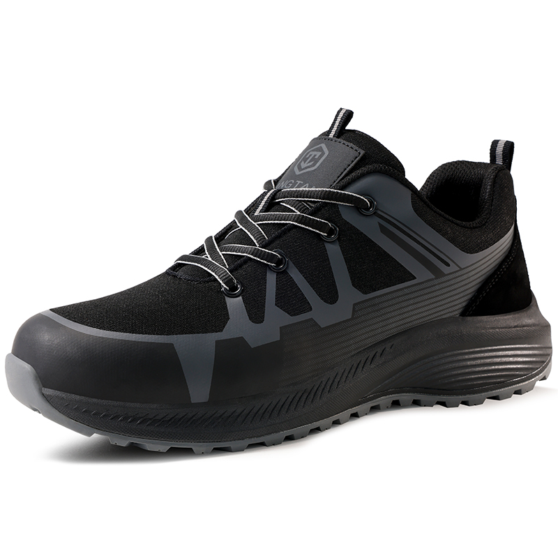 LANGTAN Wear resistant And Lightweight Low top Outdoor Shoes Unisex Black