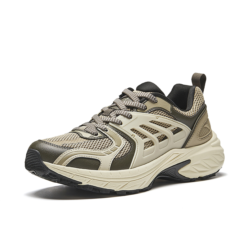 Anta Lightweight Low top Casual Running Shoes Men’s Beige Brown