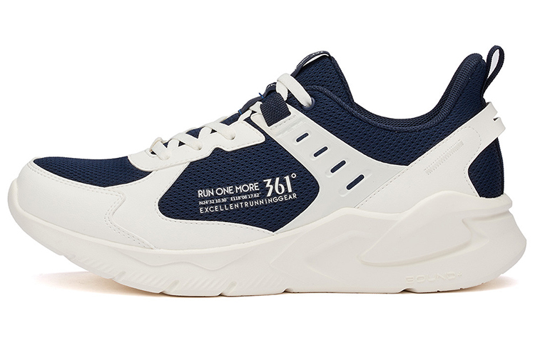 361° Textile, Leather Cushioning Slip Resistant Abrasion Resistant Breathable Lightweight Low top Running Shoes Men’s