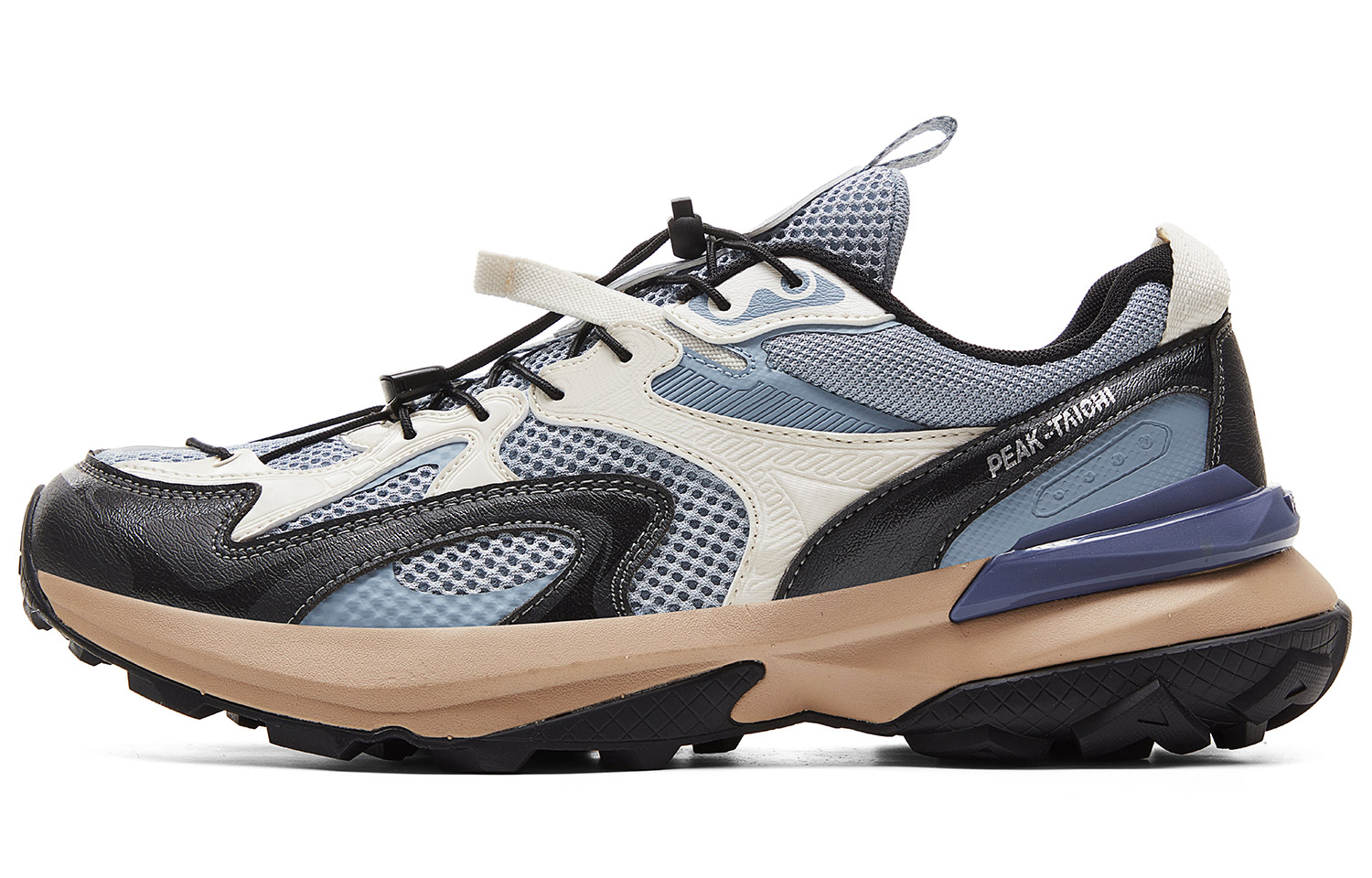 PEAK State Pole Cushioning Rebound Abrasion Resistant Breathable Slip Resistant Low top Outdoor Shoes Men’s Blue