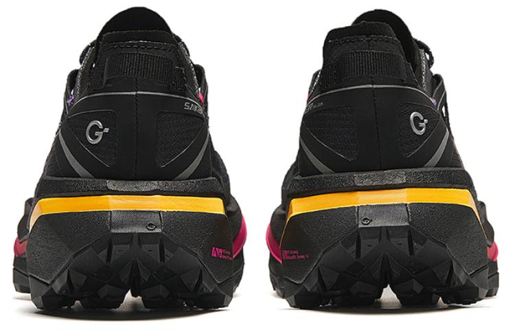 Anta Champion All Weather Series Versatile Cushioning Slip Resistant Low top Outdoor Shoes Women’s Black Yellow