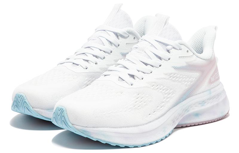 361° Cushioning Abrasion Resistant Breathable Low top Running Shoes Women’s White Pink