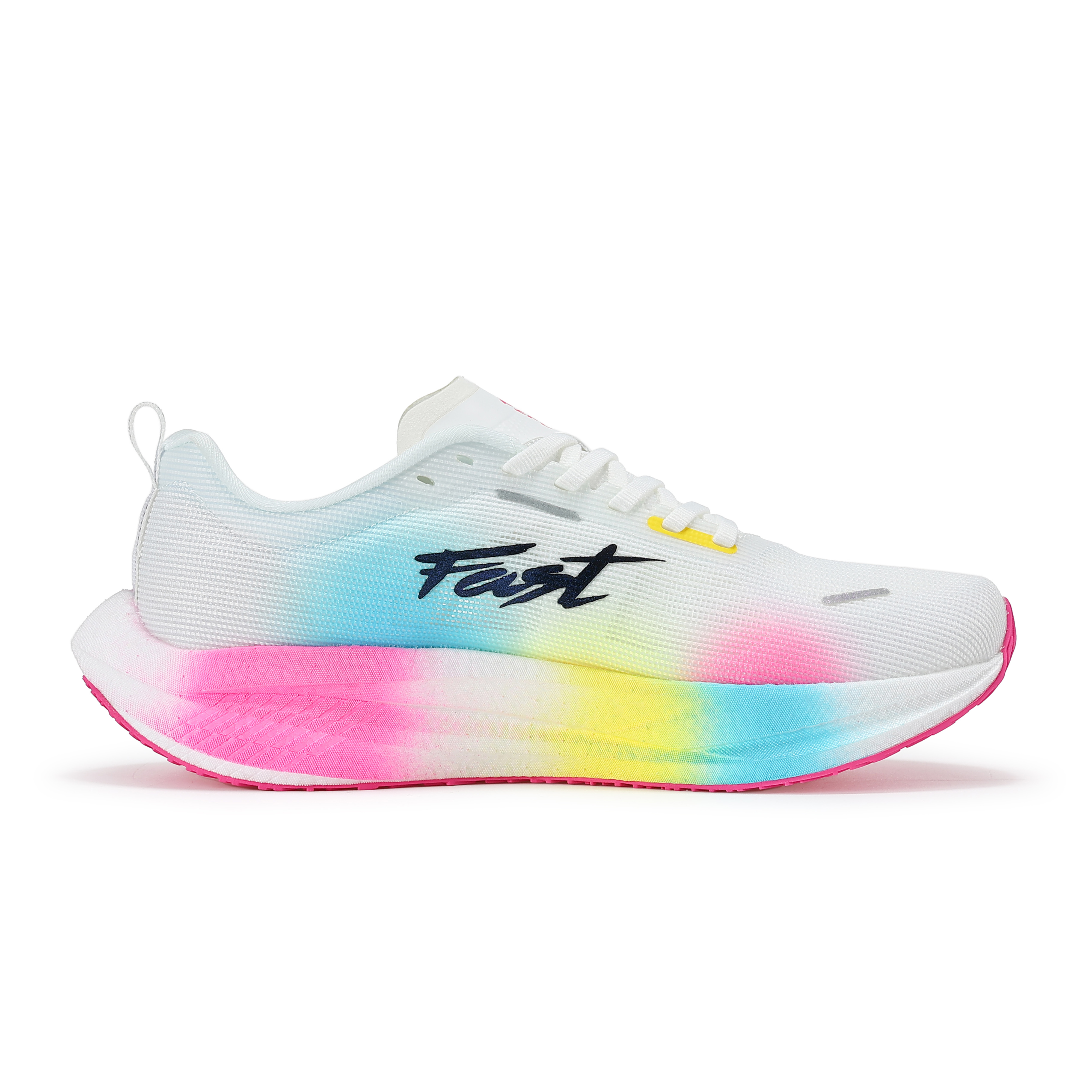 PZPO Low top Running Shoes Unisex White Cyan Pink