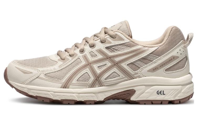 Женские кроссовки ASICS Gel-Venture 6 (микс серого и бежевого)
