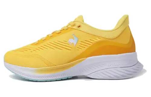 Le Coq Sportif Cushioning, Wear Resistant Low top Running Shoes Unisex Yellow White
