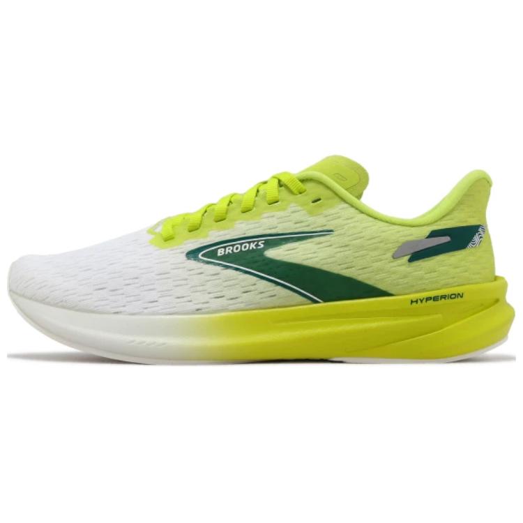 Brooks Hyperion Abrasion Resistant Low top Running Shoes Men’s White Yellow