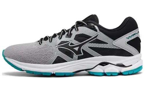 Mizuno Slip Resistant Abrasion Resistant Slip Resistant Abrasion Resistant Low top Running Shoes Women's Gray Black