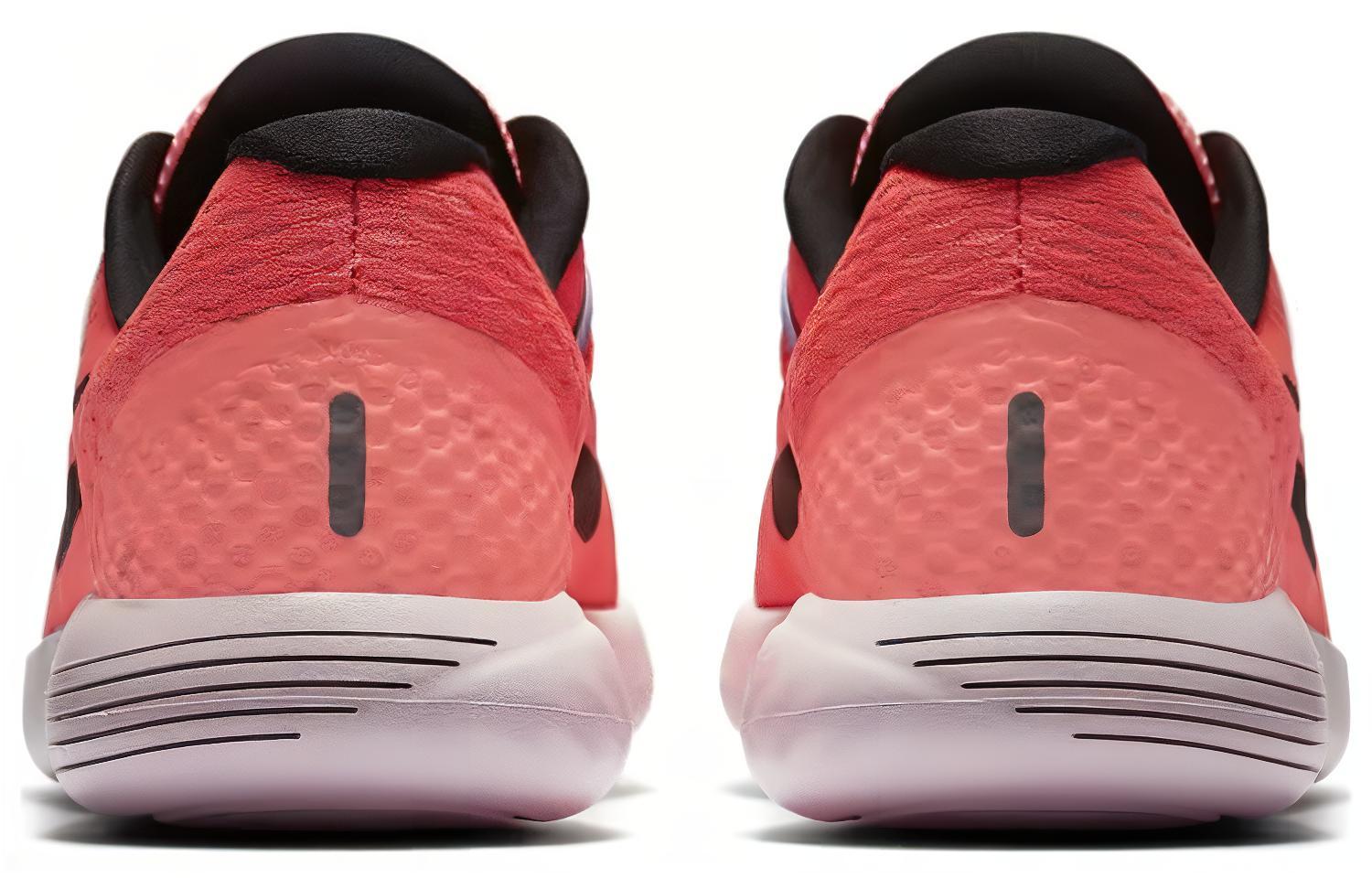 Женские кроссовки Nike Lunarglide 8 (красно-черные) — фото 4