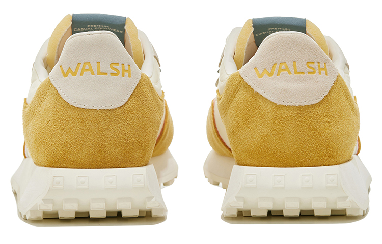 Norman Walsh Emerald Running Shoes Unisex Beige Yellow