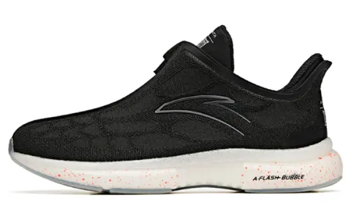 Anta Running Collection Jason Slip Resistant, Abrasion Resistant, Lightweight Low top Running Shoes Men's Black White