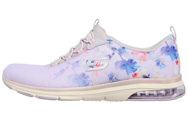 Skechers SKECH AIR Running Shoes Women's Low Top Purple/Beige/Blue/Pink