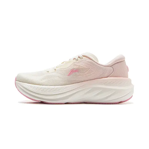 Li Ning Leisurely Slip Resistant, Abrasion Resistant, Breathable, Height Increasing Low top Running Shoes Women's