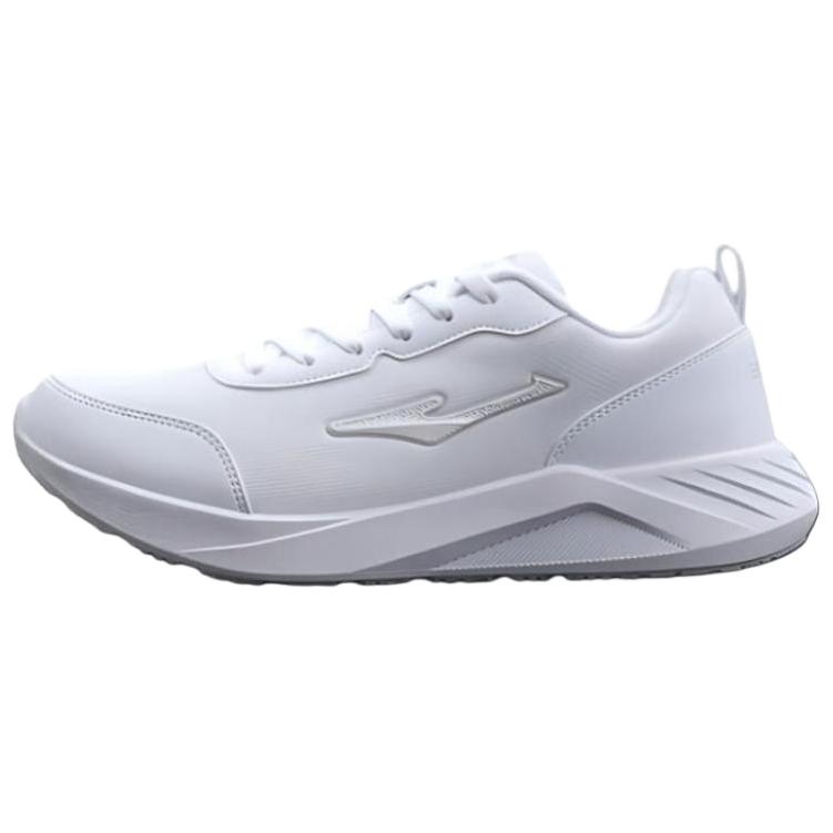 Erke Cushioning, Wear Resistant Low top Running Shoes Men’s White