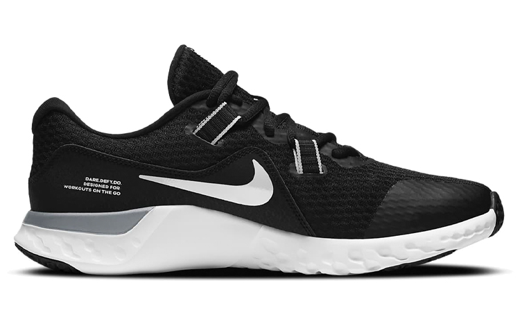 Мужские кроссовки Nike Renew Retaliation TR 2 (черно-белые) — Чёрный / белый — фото 2