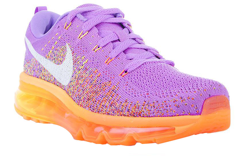 Nike Flyknit Max Atomic Purple Total Orange Women’s