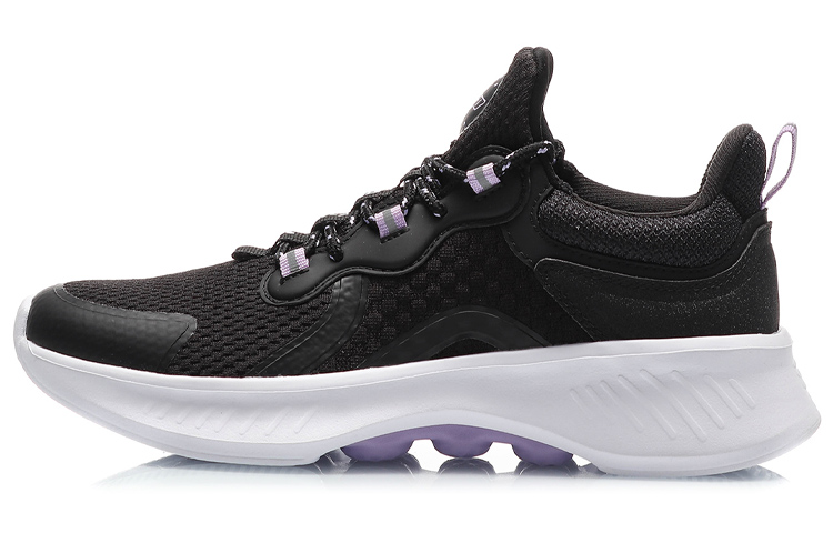 Li Ning Comfortable Rebound Lightweight Breathable Low top Running Shoes Women’s Black
