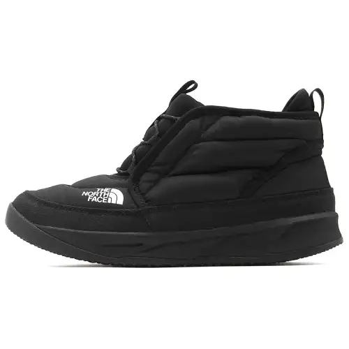 THE NORTH FACE Nuptse Thermal Abrasion Resistant Short Outdoor Boots Unisex Black