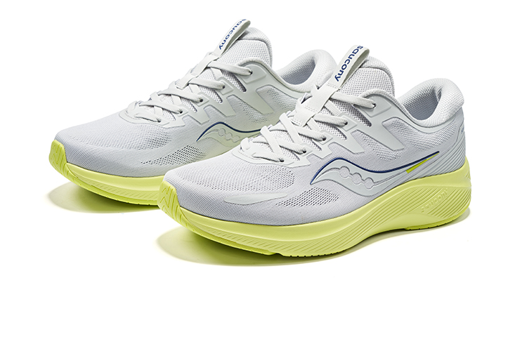 Saucony Lancer Rider 2 Comfortable Cushioning Slip Resistant Abrasion Resistant Low top Running Shoes Men’s Gray