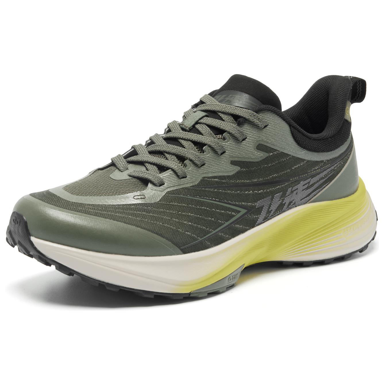 QIAODAN Flying Speed 2TR Running Shoes Men’s Low Top Dark Tea Brown/Black