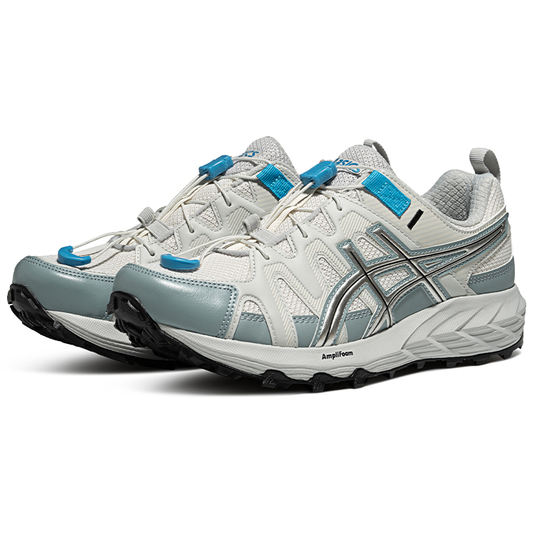 ASICS Gel Sonoma FE Cushioning Low top AHAR+/Abrasion Resistant Rubber Casual Running Shoes Men’s Gray Blue