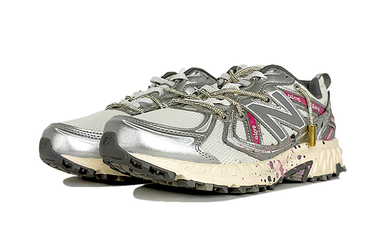 New Balance NB 410 Collection Slip Resistant Slip Resistant Low top Running Shoes Unisex Silver Gray