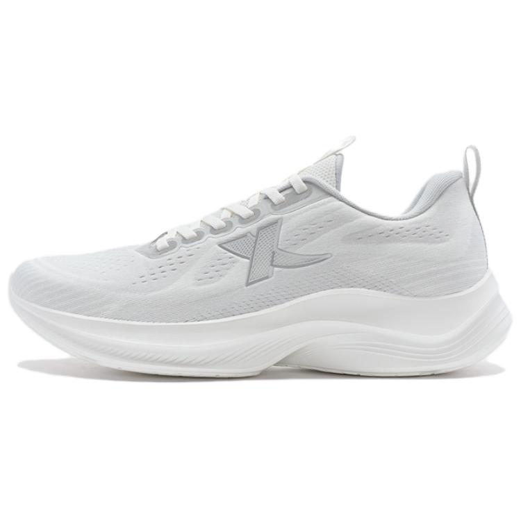 XTEP Cushioning Abrasion Resistant Lightweight Low top Running Shoes Men’s White Gray