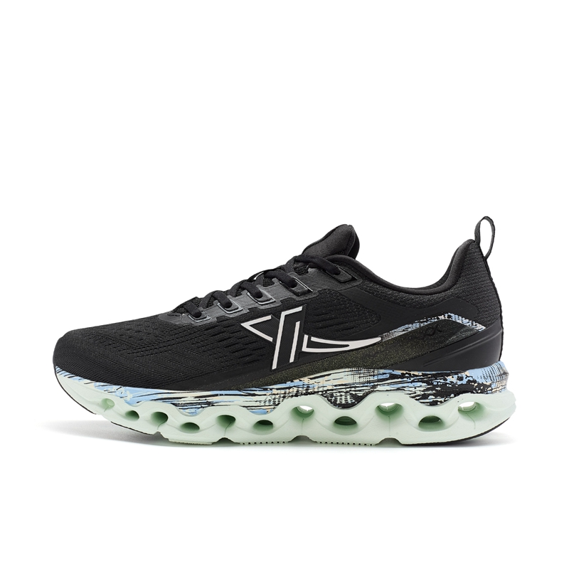 XTEP Cushioning Spin 11 Cushioning Abrasion Resistant Coverage Lightweight Low top Running Shoes Women’s Black