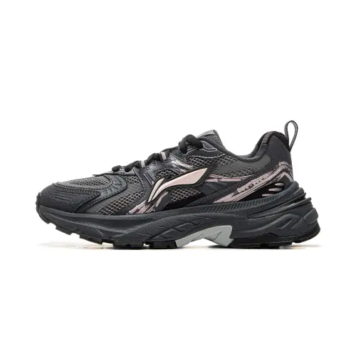 Li Ning Beichen 2K Slip Resistant Abrasion Resistant Low top Chunky Sneakers Women's Black