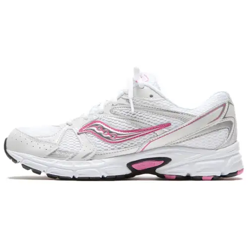 Saucony Ride Millennium Slip Resistant Abrasion Resistant Low top Casual Running Shoes Women's White Pink