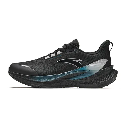 Anta CC 2 Slip Resistant Abrasion Resistant Low top Running Shoes Men's Black Silver