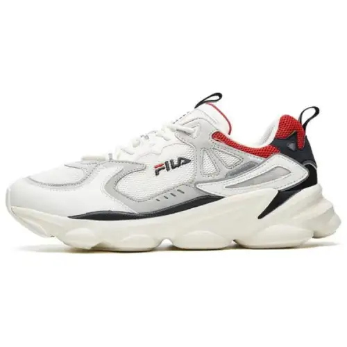 FILA Skipper Low top Running Shoes Women's White Gray Red