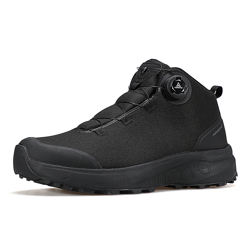HUMTTO Cushioning Abrasion Resistant Support Cushioning Abrasion Resistant Support High top Outdoor Shoes Men’s Black