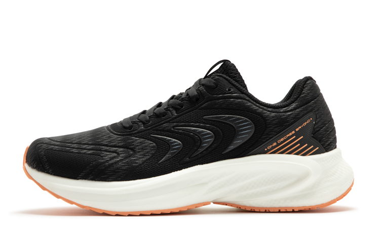 361° Cushioning Abrasion Resistant Slip Resistant Low top Running Shoes Women’s Black White