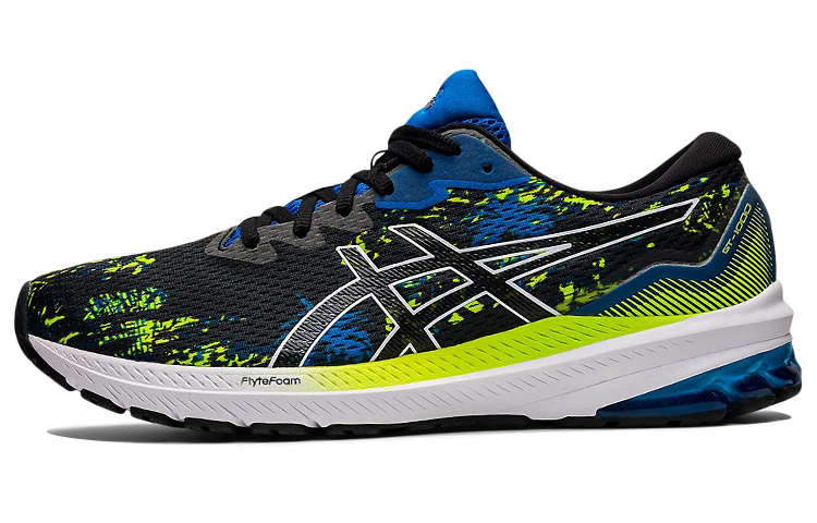 Мужские кроссовки ASICS Asics GT-1000 11 (черно-зеленые)
