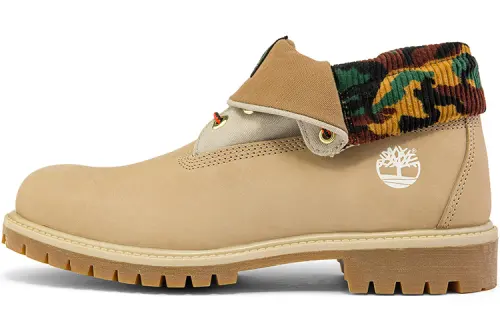 Timberland Roll Top Boots Basic 'Beige Camouflage'